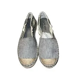 Sperry Women's Laurel Reef Sneakers - Lightweight Canvas Espadrille Shoes With Printed Patterns & Cushioned Footbed - View #6